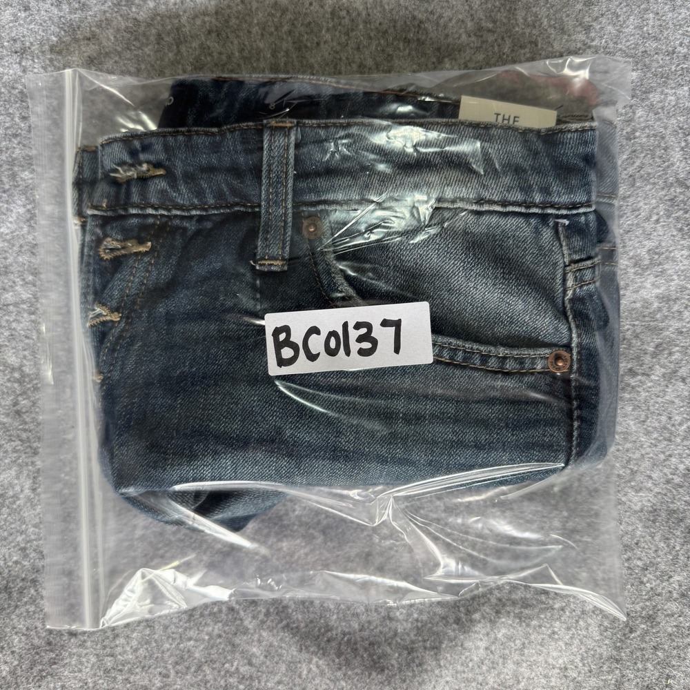 Lucky Brand The Cut Off Denim Shorts Dark Wash Button Fly Frayed Hem Sz 8 29 - Picture 7 of 7